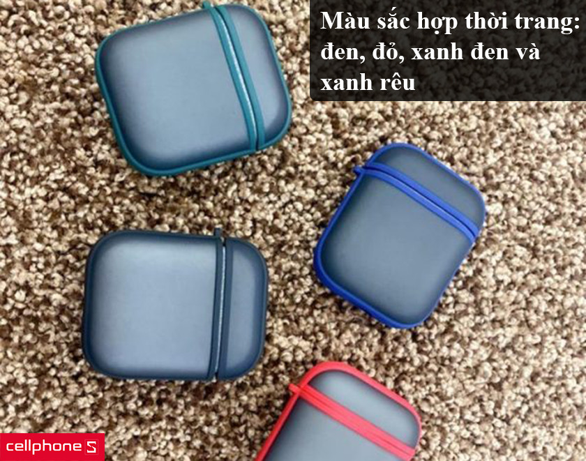 Màu sắc hợp thời trang: đen, đỏ, xanh đen và xanh rêu