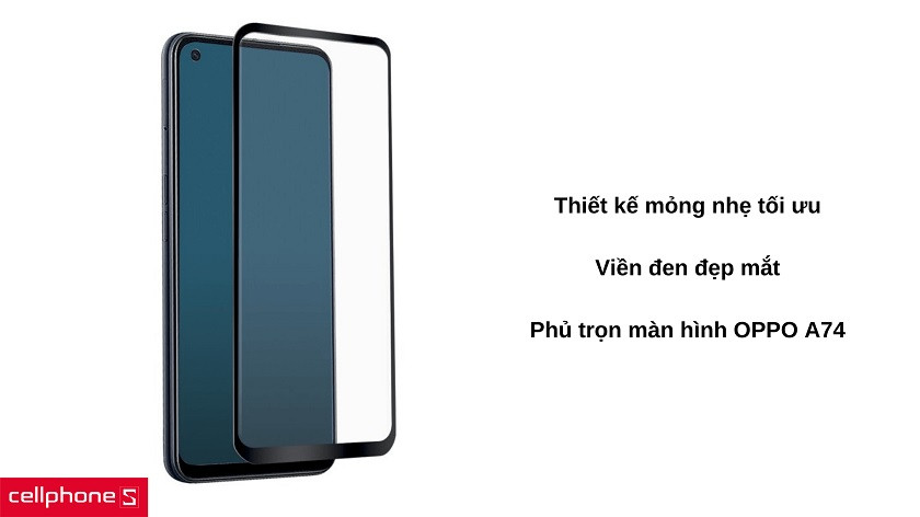 Kính cường lực OPPO A74