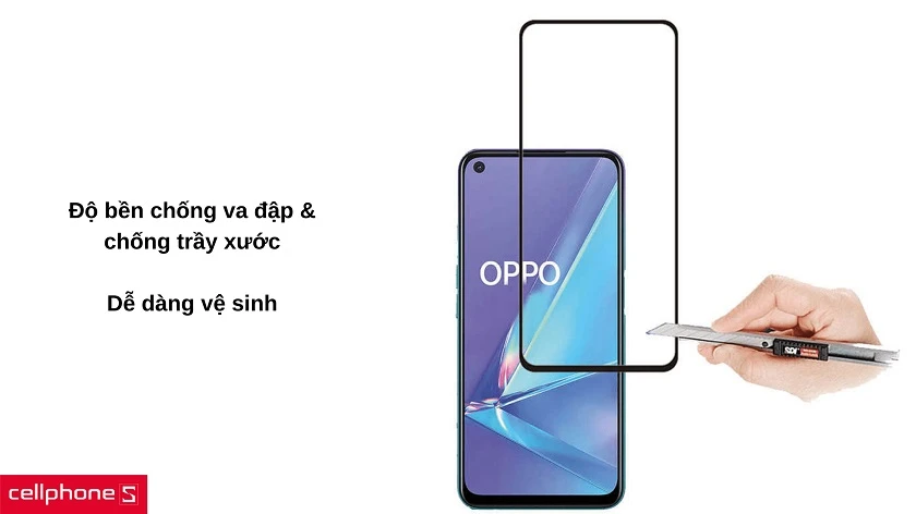 Kính cường lực OPPO A74