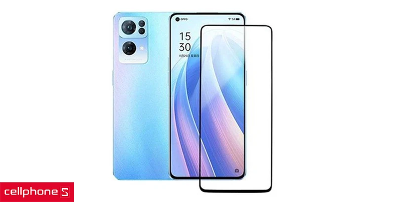 Kính cường lực Oppo Reno 7Z – Độ cứng cao, bảo vệ màn hình toàn diện
