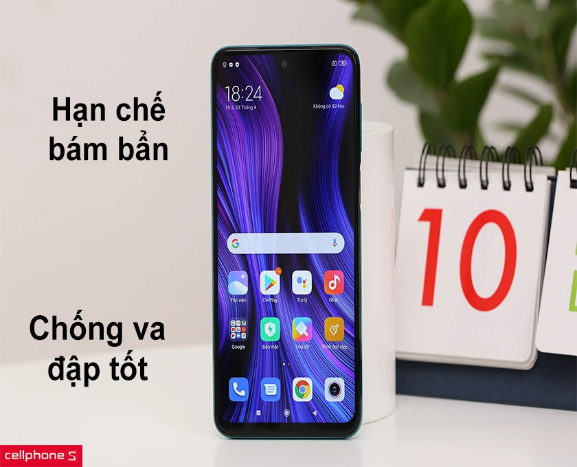 Hạn chế bám bẩn, chống va đập tốt
