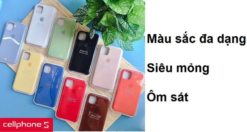 Thiết kế đa dạng màu sắc, siêu mỏng, ôm sát các góc cạnh của máy