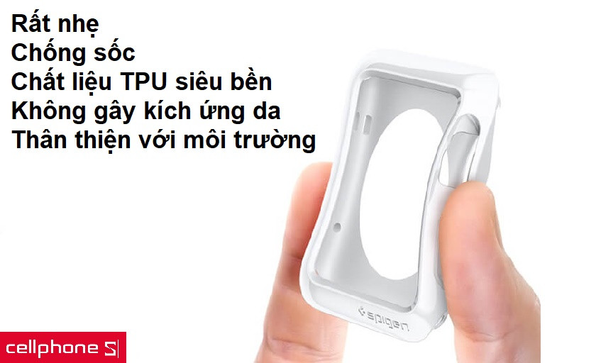 Chất liệu TPU siêu bền cùng khả năng chống sốc toàn diện