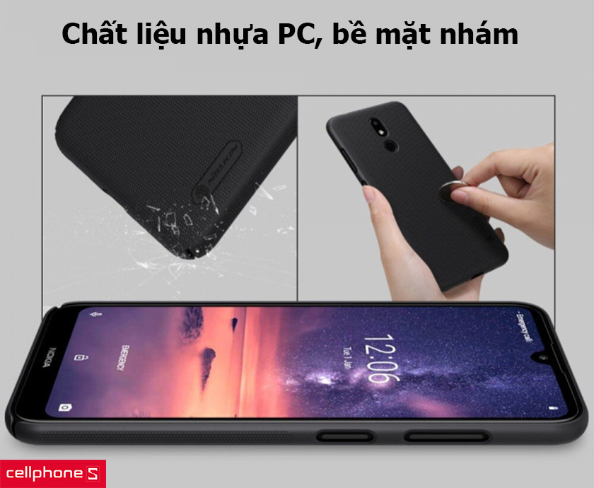 Chất liệu nhựa PC, bề mặt nhám