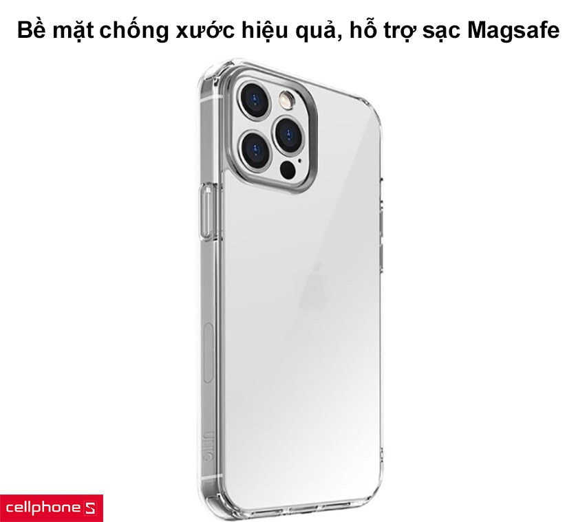 Ốp lưng iPhone 12 Pro Max UniQ Hybrid Lifepro Xtreme Antimicrobial Clear