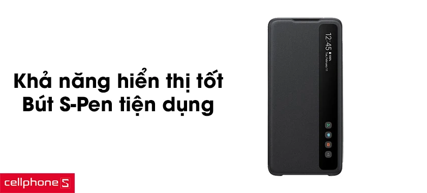 Khả năng hiển thị tốt, kèm bút S-Pen tiện dụng