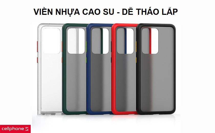 viền nhựa cao su dễ dàng tháo lắp