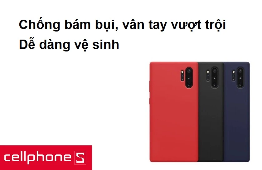 Chống bám bụi, vân tay vượt trội và dễ dàng vệ sinh