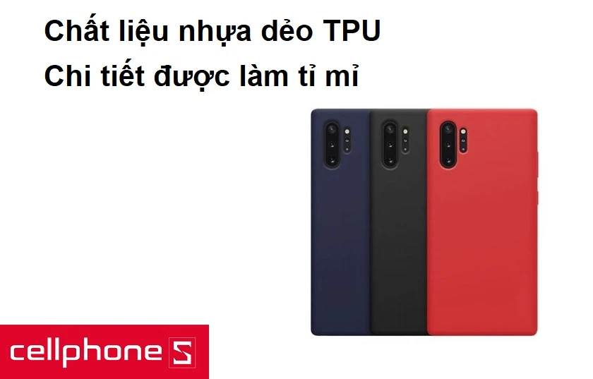 Chất liệu nhựa dẻo TPU cao cấp, chi tiết được làm tỉ mỉ