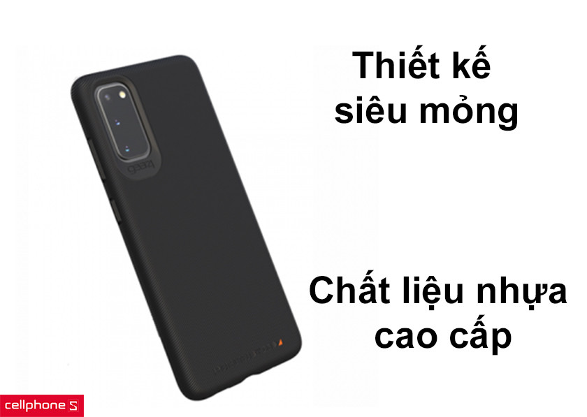 Thiết kế siêu mỏng, chất liệu nhựa cao cấp