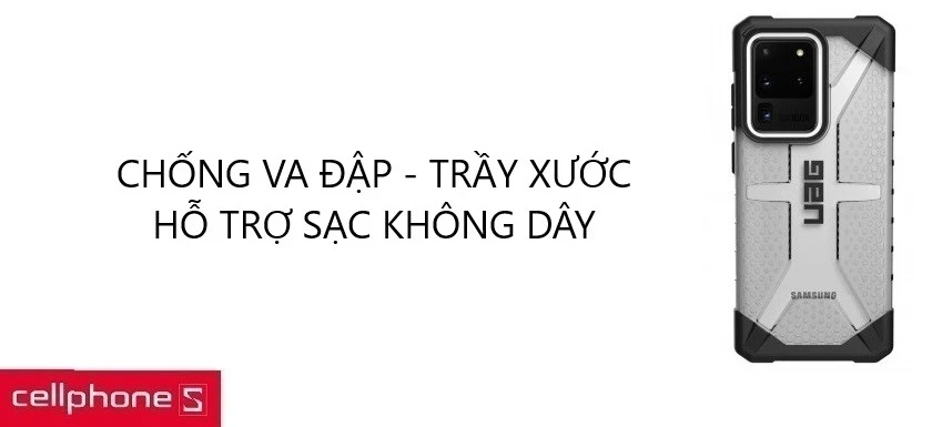 Chống va đập trầy xước vượt trội, hỗ trợ sạc không dây và Samsung Pay