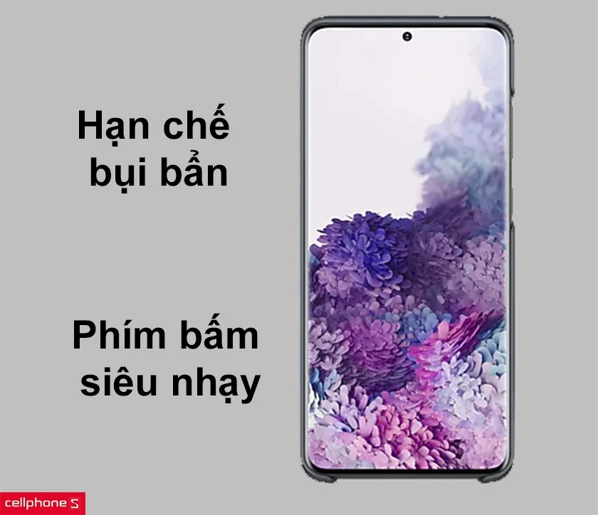 Hạn chế bụi bẩn, phím bấm siêu nhạy