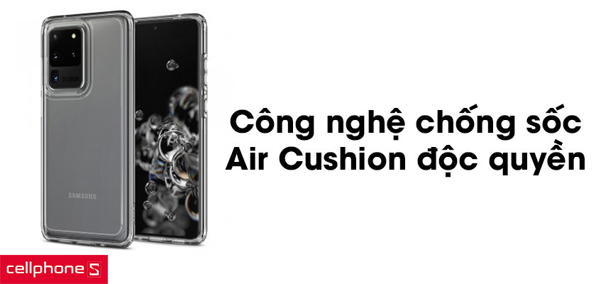 Thiết kế mỏng nhẹ, công nghệ chống sốc độc quyền