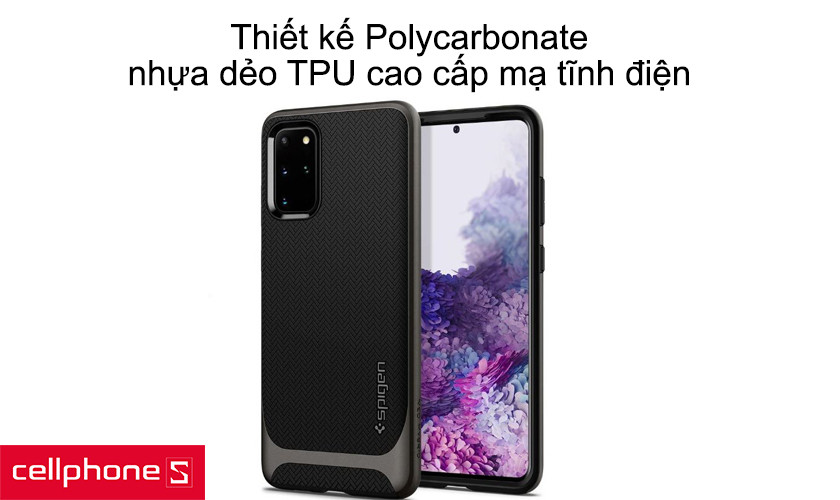 Thiết kế Polycarbonate và nhựa dẻo TPU cao cấp mạ tĩnh điện