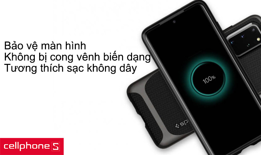 Bảo vệ màn hình, không lo bị cong vênh biến dạng, tương thích sạc không dây