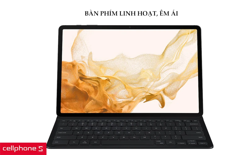 Bao da kiêm bàn phím Galaxy Tab S8 Plus chính hãng