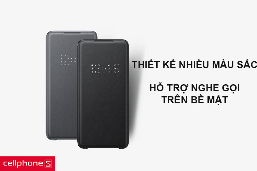 Thiết kế nhiều màu sắc cùng tính năng hỗ trợ nghe gọi trên bề mặt