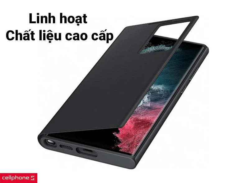 Bao da Samsung Galaxy S22 Ultra Clearview