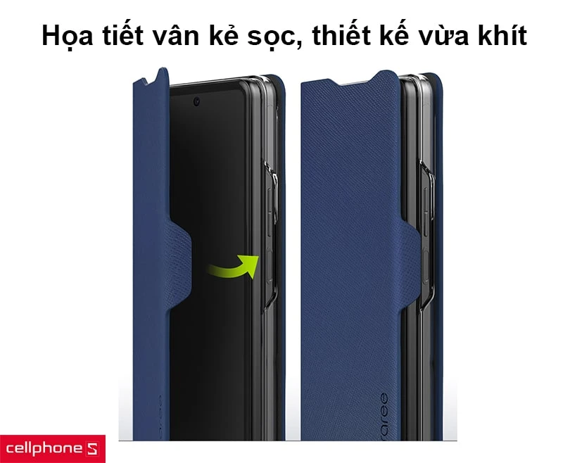 Bao da Samsung Galaxy Z Fold 3 Araree Bonnet Diary