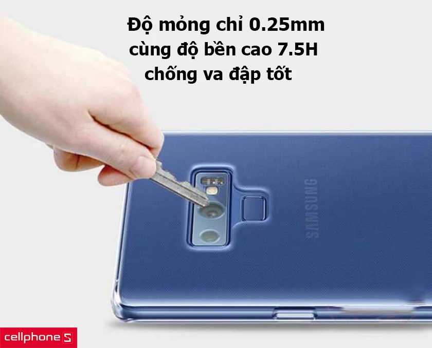 Độ mỏng chỉ 0.25mm cùng độ bền cao 7.5H