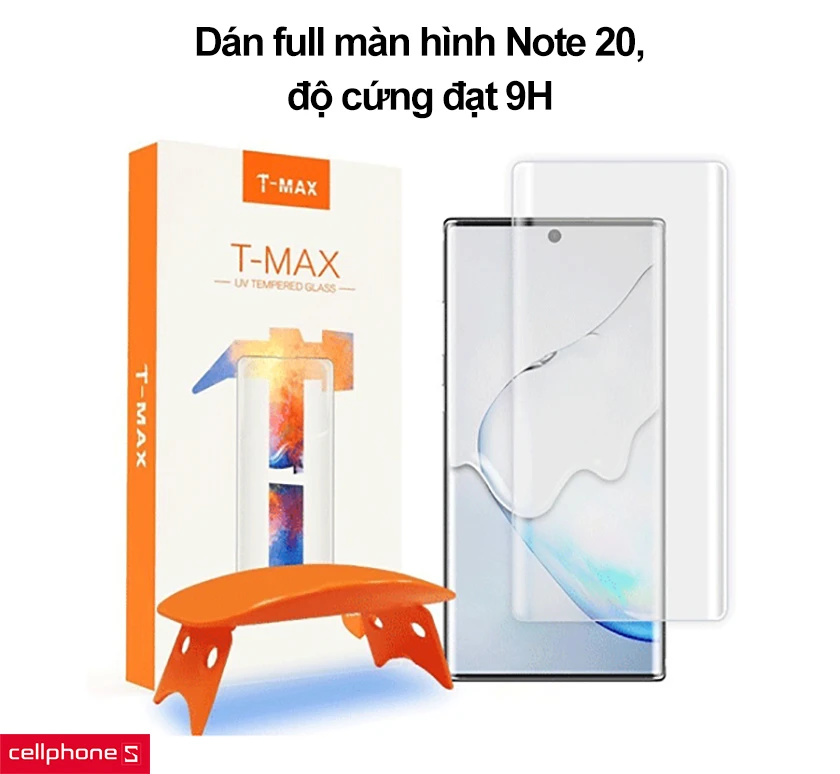 Dán full màn hình Note 20, độ cứng đạt 9H