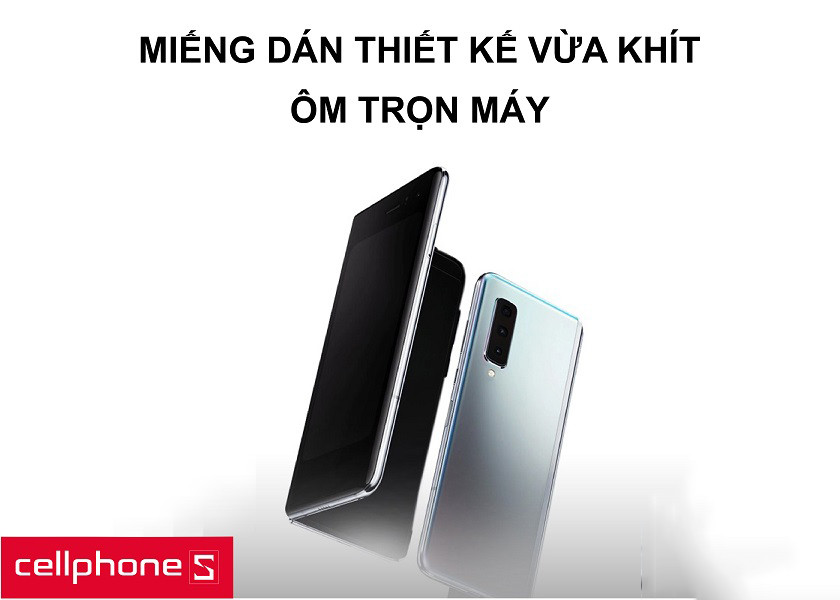 Miếng dán bảo vệ thiết kế vừa vặn cùng khả năng chống trầy tốt