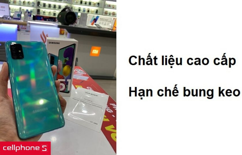 Chất liệu cao cấp mang đến độ bền cao và hạn chế tối đa bung keo, nổi bọt
