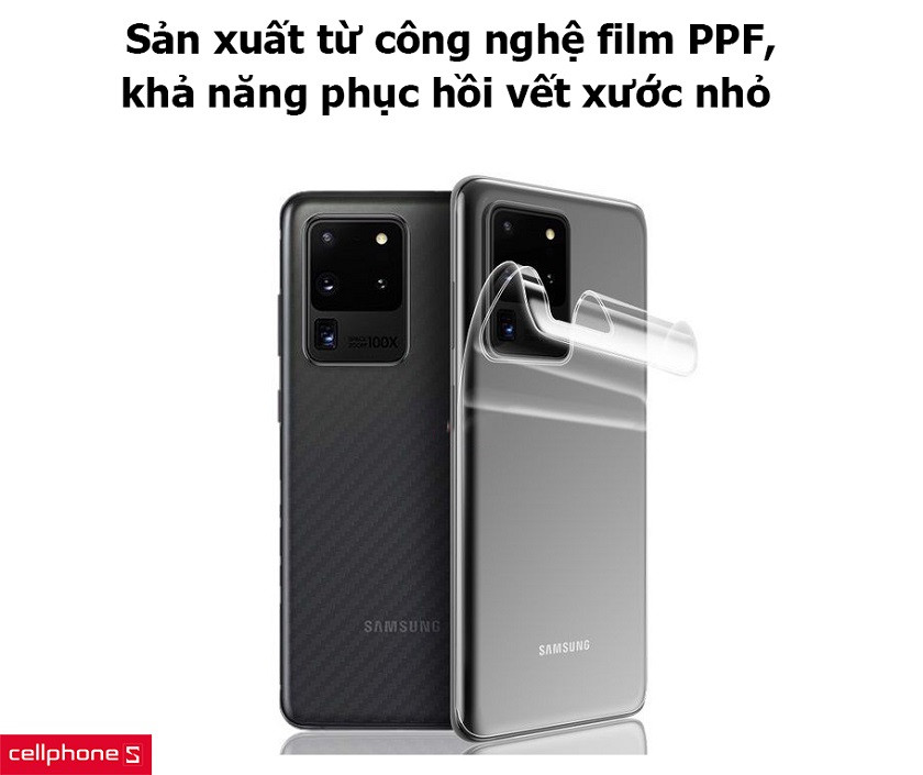 Sản xuất từ công nghệ film PPF, khả năng phục hồi vết xước nhỏ