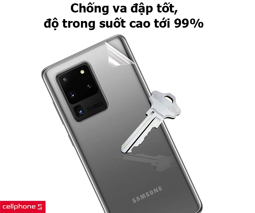 Chống va đập tốt, độ trong suốt cao tới 99%
