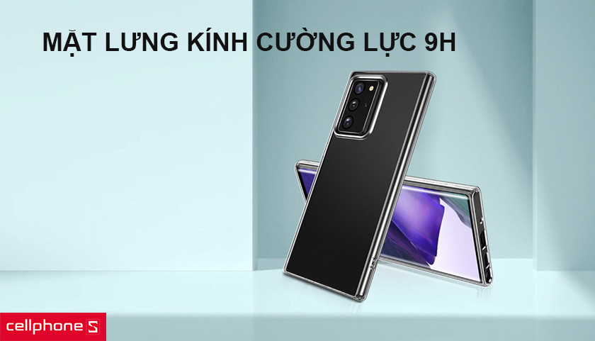 Mặt lưng kính cường lực 9H