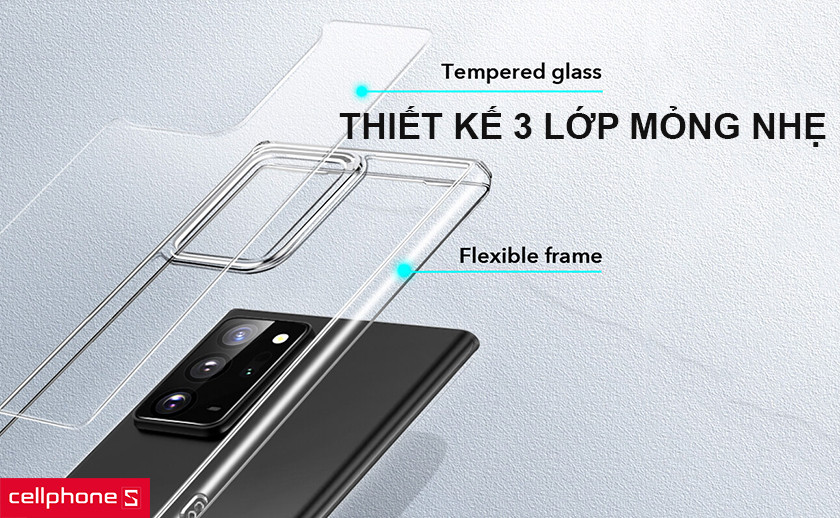 hoàn thiện từ 3 lớp vật liệu