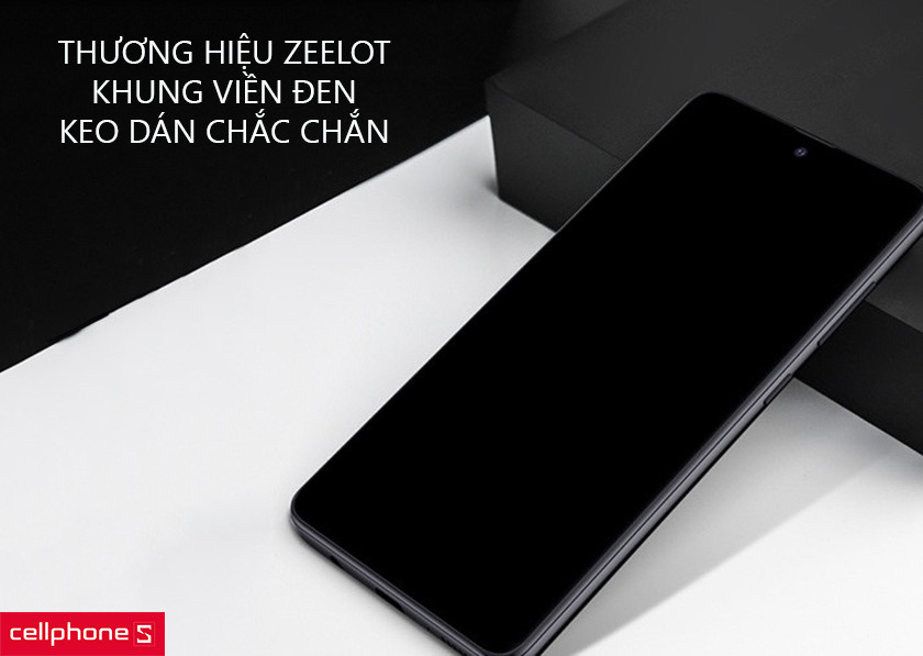 Thương hiệu Zeelot, khung viền đen, keo dán chắc chắn