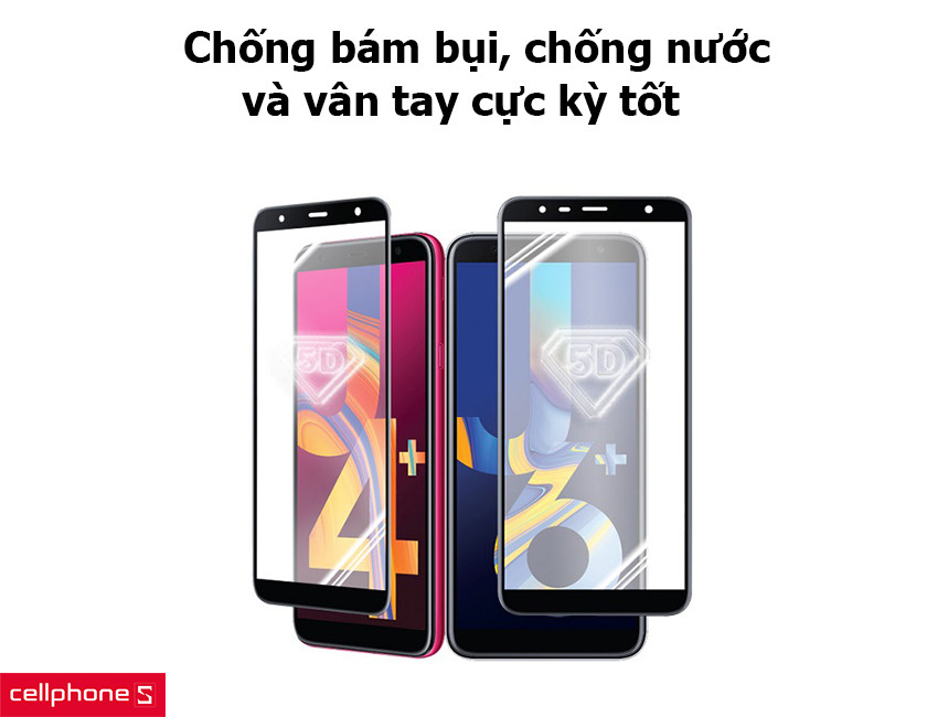 Chống bám bụi, chống nước và vân tay cực kỳ tốt