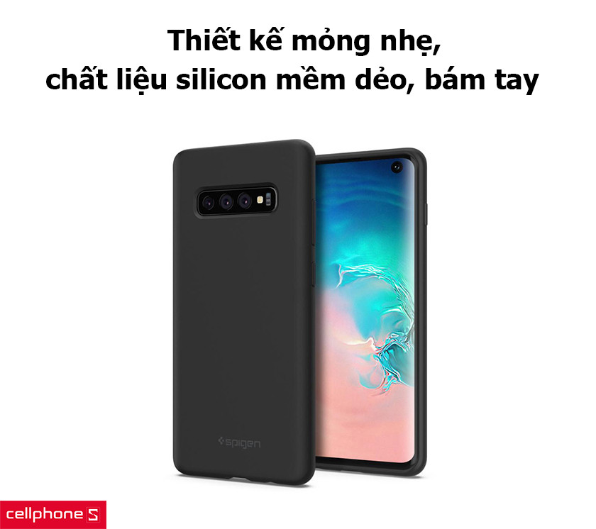 Thiết kế mỏng nhẹ, chất liệu silicon mềm dẻo