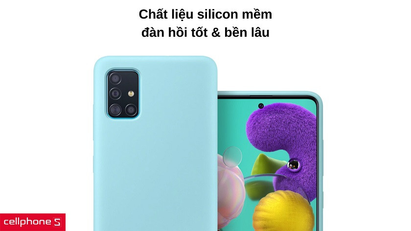 Chất liệu silicon cao cấp giúp ốp bền bỉ theo thời gian