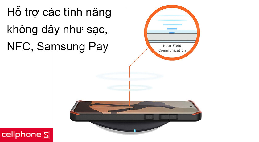 Hỗ trợ sạc không dây và các chức năng thanh toán một chạm