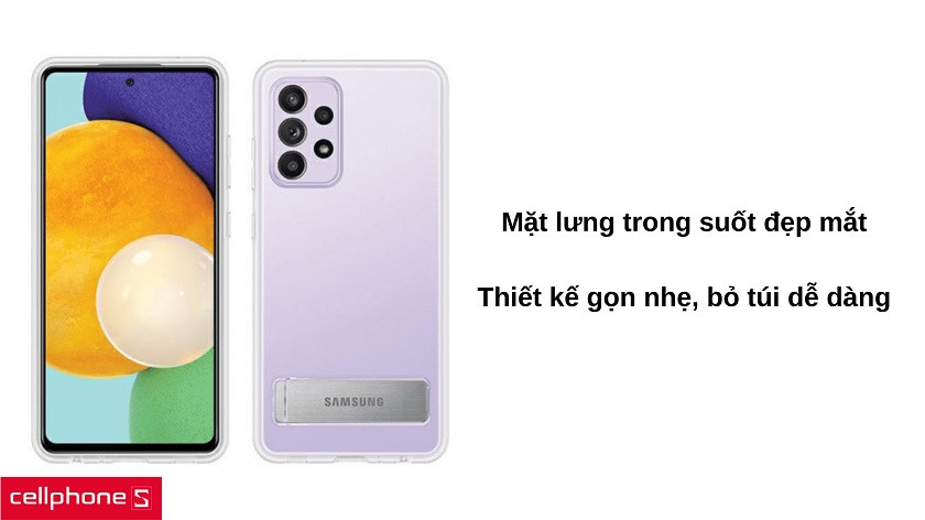 Thiết kế mặt lưng trong suốt với độ mỏng nhẹ ấn tượng