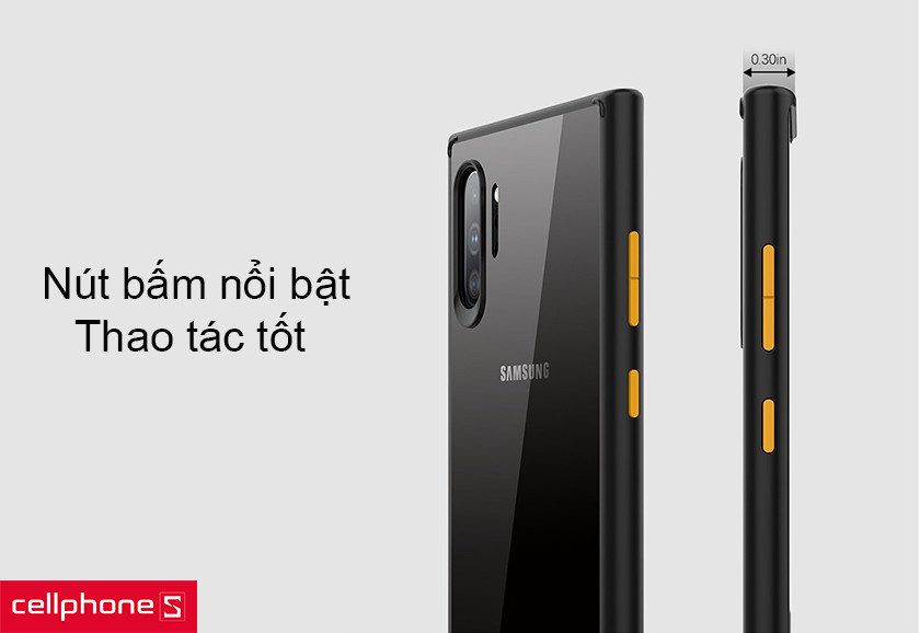 nút bấm nổi bật và thao tác tốt