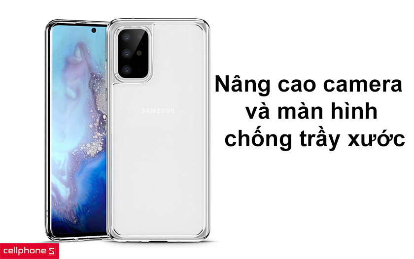 Nâng cao camera và màn hình giúp bảo vệ chống trầy xước