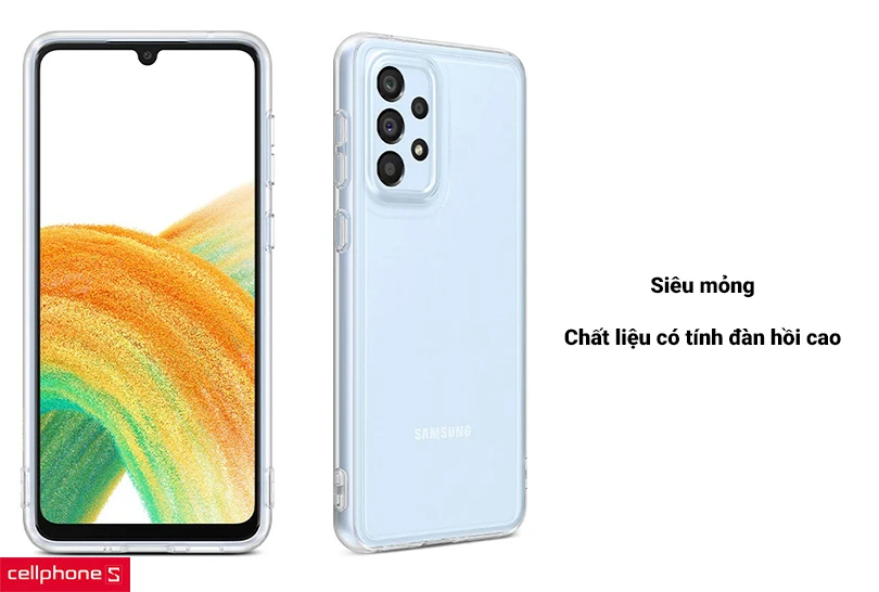 Kiểu dáng siêu mỏng cùng với nguyên liệu có tính đàn hồi cao