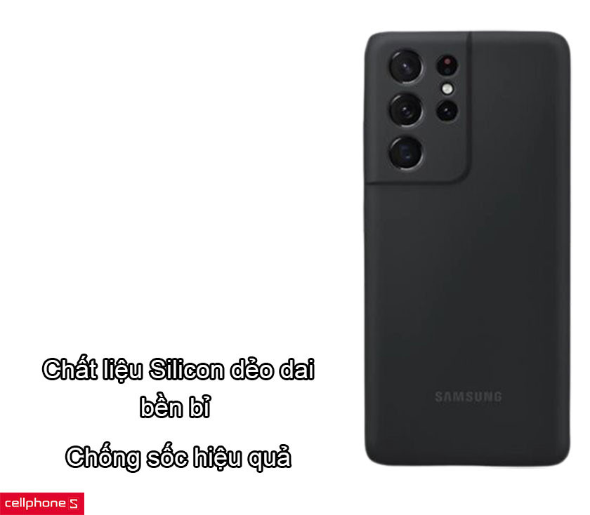 Ốp lưng Samsung Galaxy A72 LTE S-Case Silicone