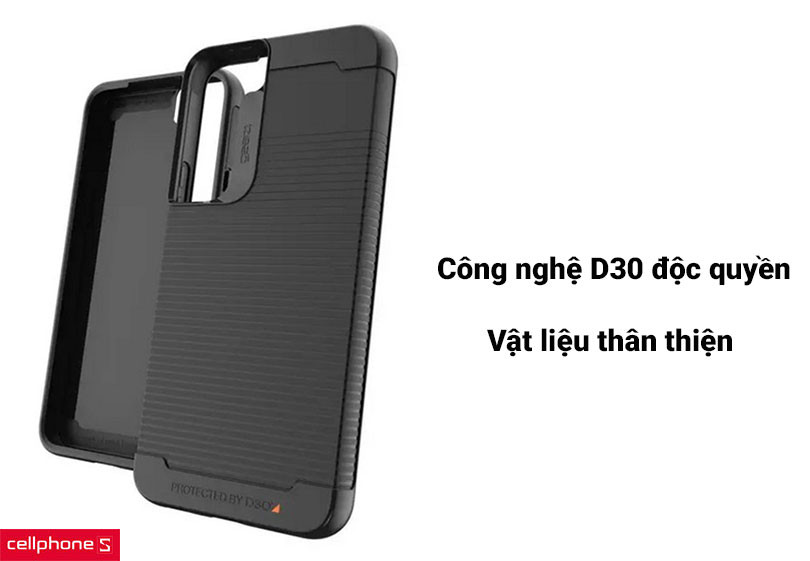 Công nghệ D30 độc quyền cùng vật liệu thân thiện với môi trường