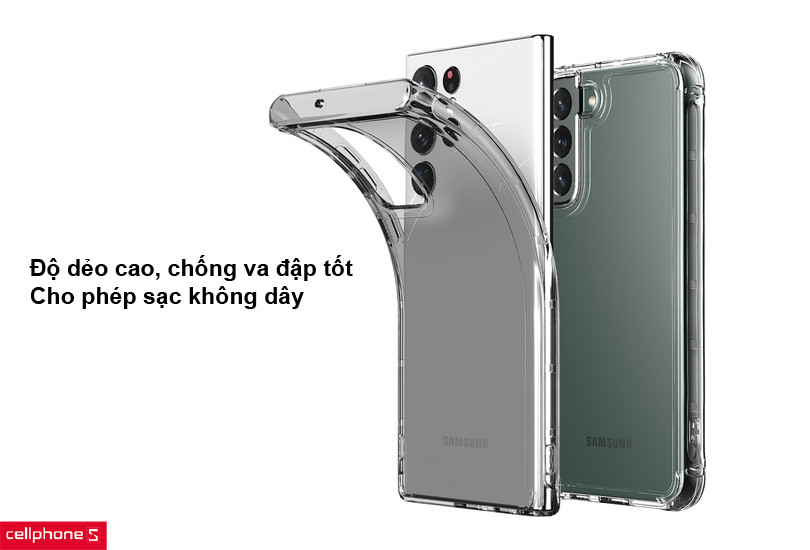 Ốp lưng Samsung Galaxy S22 Ultra Araree Nukin Clear