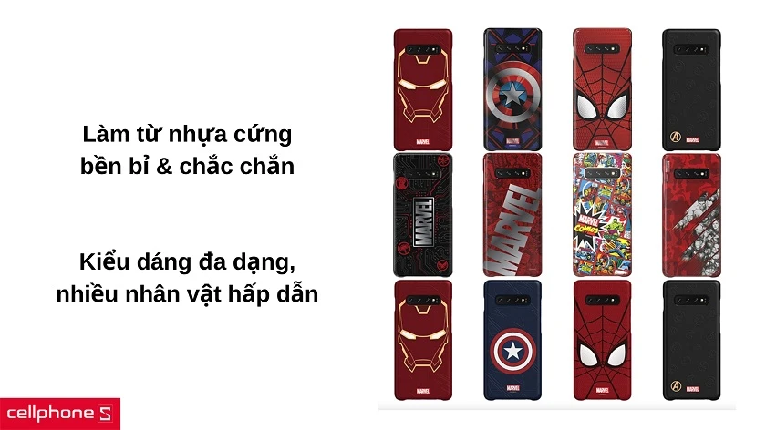 Lựa chọn siêu anh hùng yêu thích với nhiều kiểu dáng đẹp mắt