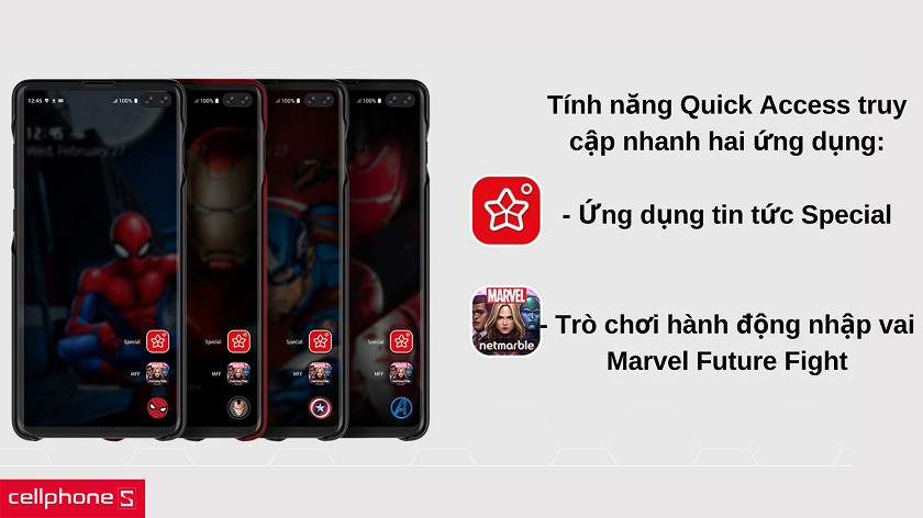 Khởi động nhanh (Quick Access) các ứng dụng Marvel độc đáo & tiện ích
