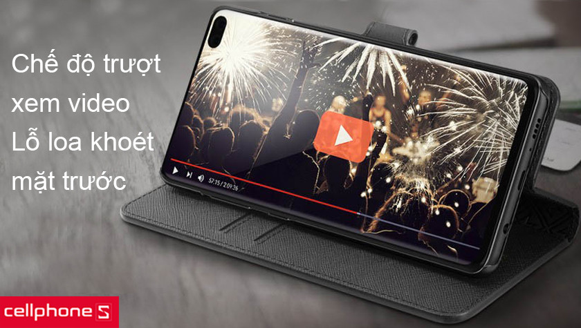 Thiết kế đơn giản, mỏng gọn với chất liệu PC và da Saffiano cao cấp