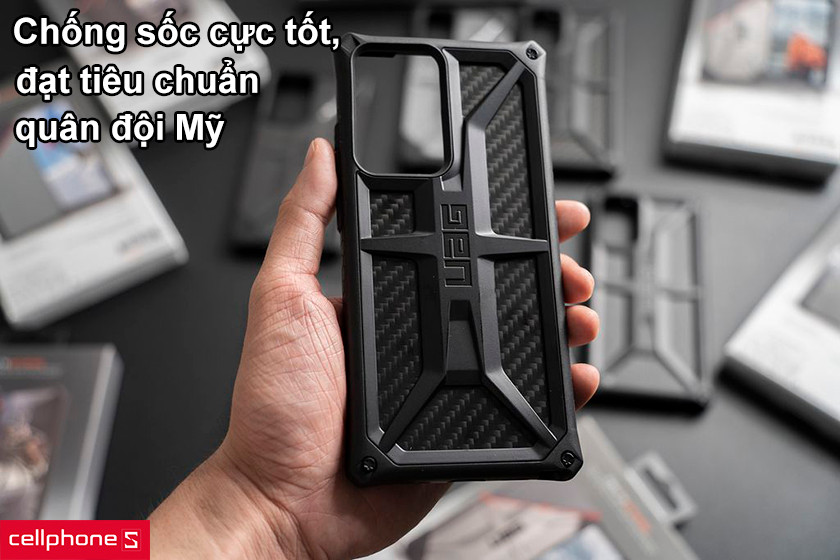 Chống sốc cực tốt, đạt tiêu chuẩn quân đội Mỹ