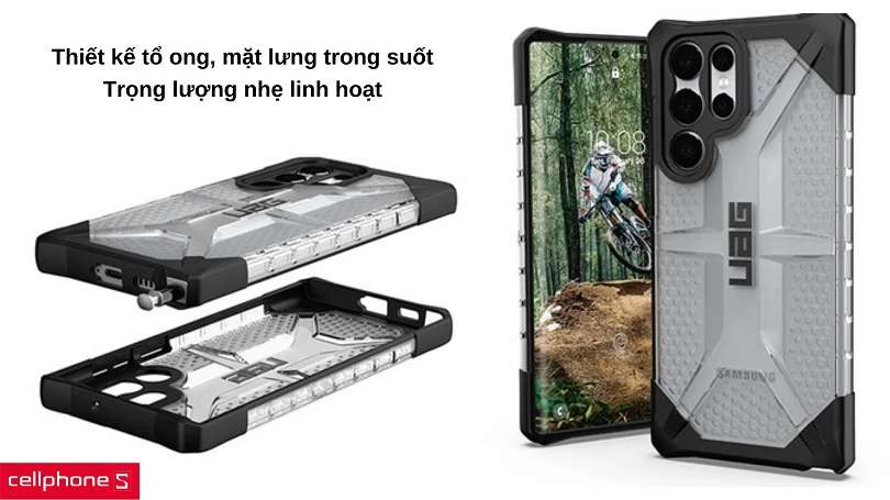 Ốp lưng UAG Plasma Ice cho Samsung Galaxy S22 Ultra