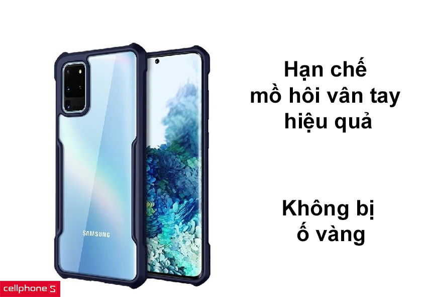Hạn chế mồ hôi vân tay hiệu quả, không bị ố vàng sau thời gian dài sử dụng
