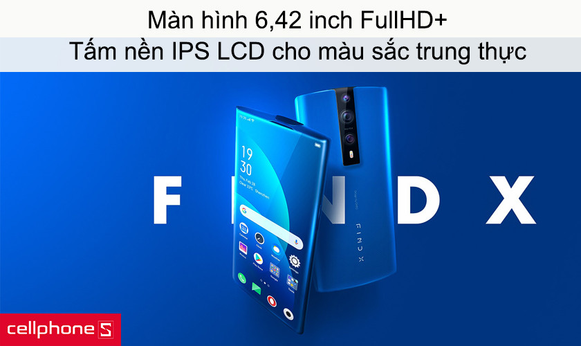 Màn hình 6,42 inch FullHD+, tấm nền IPS LCD cho màu sắc trung thực